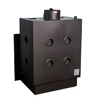 Prity G W28 Ενεργειακό Τζάκι Καλοριφέρ Ξύλου Ίσιο 33kW