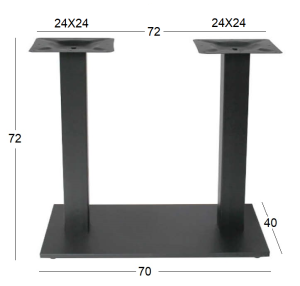 FLAT PROMO 70Χ40Χ72εκ.ΜΑΚΡ/ΝΗ ΒΑΣΗ ΜΕΤΑΛΛΙΚΗ ΜΕ ΡΕΓ/ΡΟΥΣ