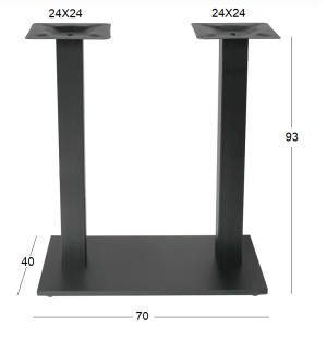 FLAT PROMO ΜΕΣΑΙΟΥ ΥΨΟΥΣ 70Χ40Χ93εκ.ΜΑΚΡ/ΝΗ ΒΑΣΗ ΜΕΤΑΛΛΙΚΗ ΜΕ ΡΕΓ/ΡΟΥΣ
