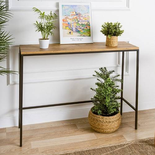 Κονσόλα Canva Megapap χρώμα atlantic pine 100x30x80εκ.