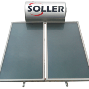 Soller 160lt 3m² Glass Διπλής Ενέργειας Ηλιακός Θερμοσίφωνας Με Επιλεκτικό Συλλέκτη και Βάση Ταράτσας