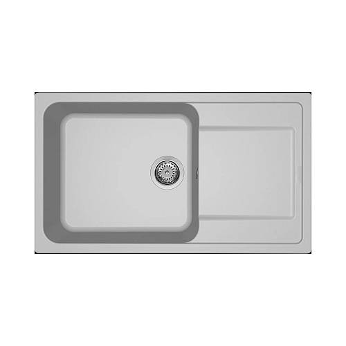 Νεροχύτης κουζίνας LIFE 410 Aluminium 79 ELLECI 86x50cm