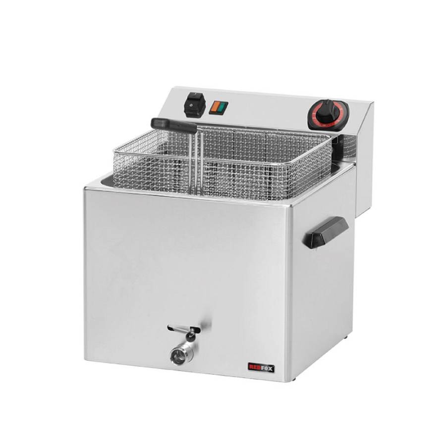Redfox FE 10 T Φριτέζα ηλεκτρική 11 lt με βρυσάκι απορροής | POWER 8.1kW