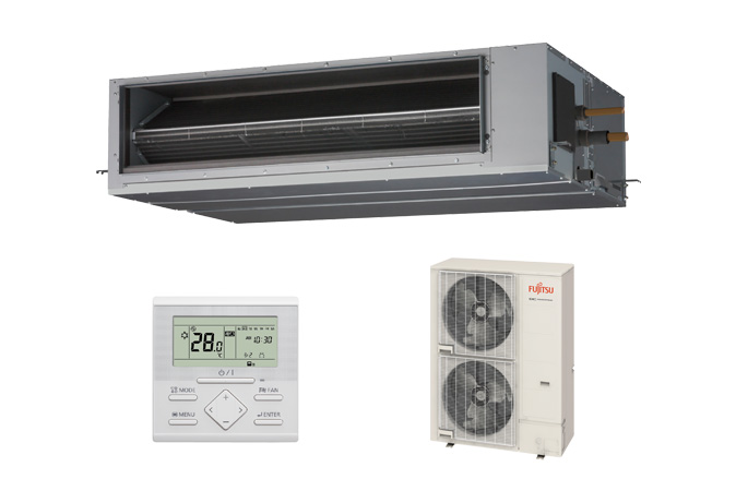 Fujitsu ARYG72LHTA/AOYG72LRLA Επαγγελματικό Κλιματιστικό Inverter Καναλάτο 72.000BTU με Ψυκτικό Υγρό R32 Υψηλής Στατικής 380v Standard Series