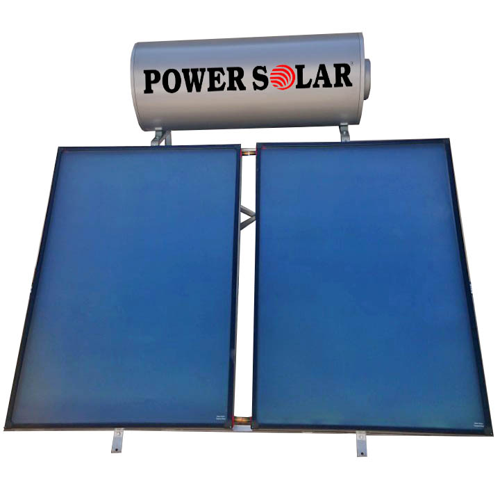 Powersolar GL 160lt 3m² Glass Τριπλής Ενέργειας Ηλιακός Θερμοσίφωνας Με Επιλεκτικό Συλλέκτη Full Plate και Βάση Κεραμοσκεπής